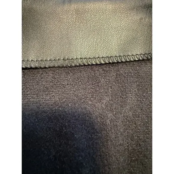 Lulus Tough Stuff Black Vegan Leather Skirts Size Medium - Picture 8 of 10